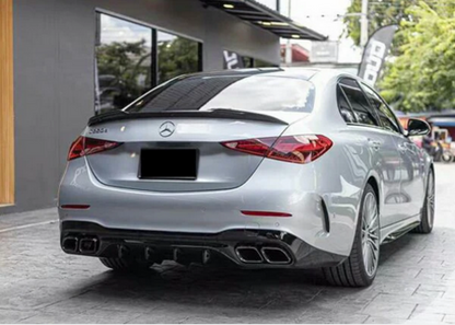 💫ART.7048 Diffusore + Terminali C63 AMG Look Mercedes Classe-C (W206) 2021+💫