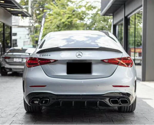 💫ART.7048 Diffusore + Terminali C63 AMG Look Mercedes Classe-C (W206) 2021+💫