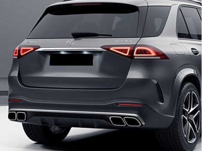 💫ART.7049 Diffusore + Terminali GLE63 AMG Look Mercedes Classe-E 2018+💫