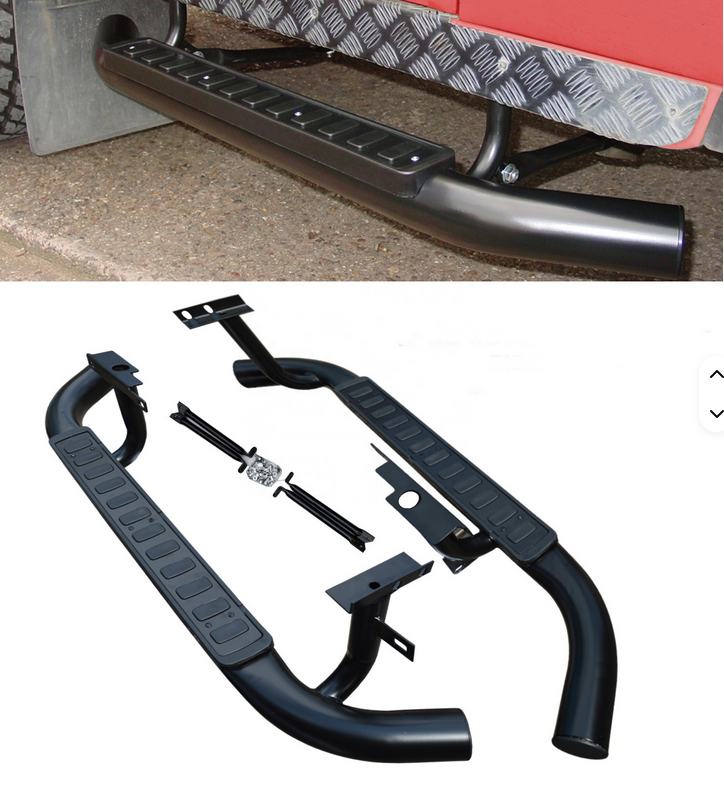 💫ART.7141 Pedane Laterali in Alluminio per Land Rover Defender (90) (1990-2016)💫