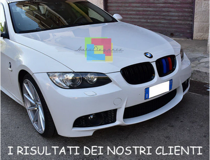 💫ART.7385 GRIGLIA SPORT TRICOLORE DOPPIA BARRA per BMW E92 / E93 06-10💫