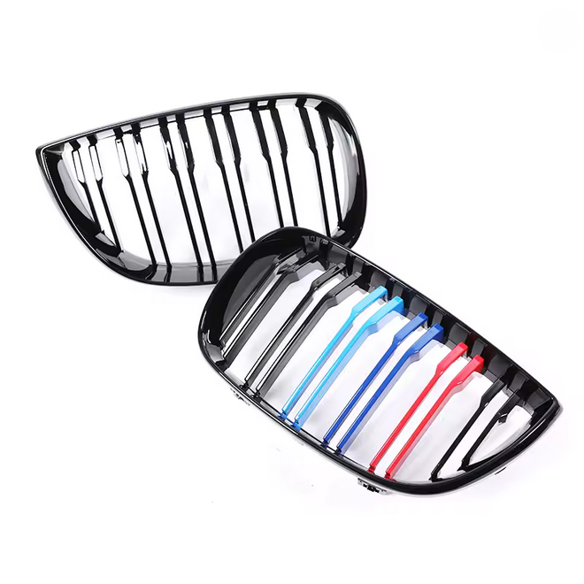 💫ART.8074 Griglia Doppio Stecca "Kindey M Style" per BMW Serie 1 2004-2011 💫