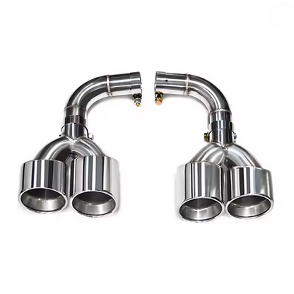 💫ART.8107 Terminali di Scarico per Audi Q5 2021-2023 Aggiornamento SQ5💫