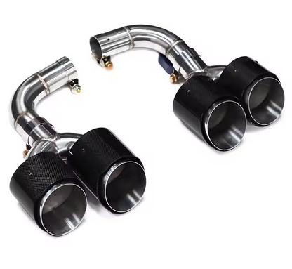 💫ART.8109 Terminali di Scarico Fibra di Carbonio per Audi Q5 2021-2023 SQ5💫