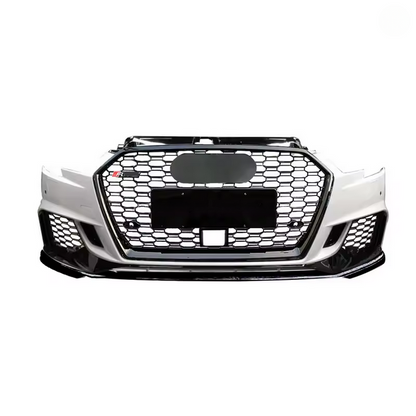 💫ART.8235 Paraurti Anteriore stile RS3 per Audi A3 8V S3 Berlina con foro ACC 17-19 💫