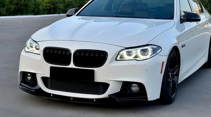 💫ART.8292 Splitter Anteriore Nero Lucido per BMW Serie 5 F10 F11 M Sport 2010+💫