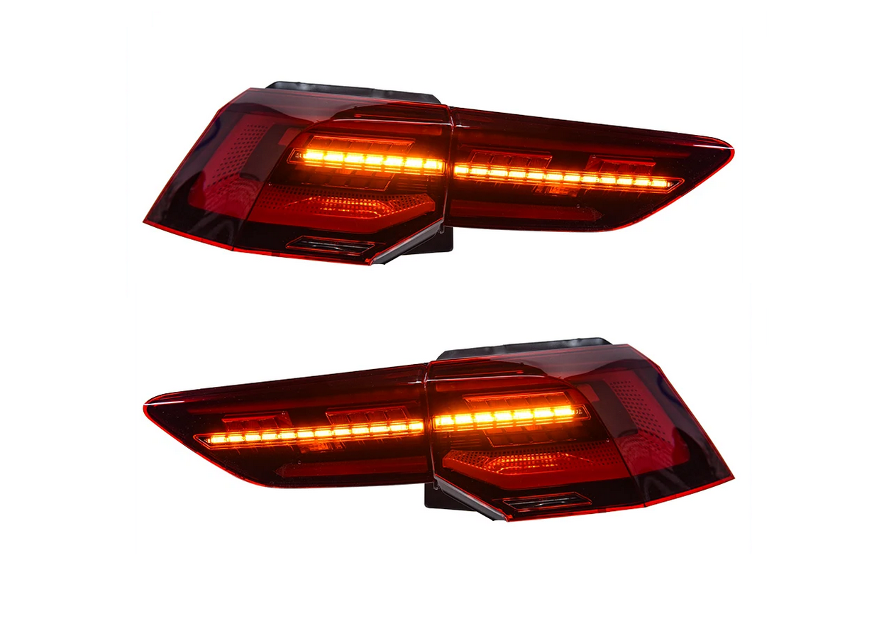 💫ART.8298 Fanali Posteriori (ROSSI) LED per Golf 8 MK8 2021-2024 💫