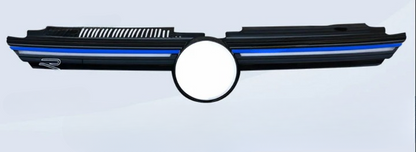 💫ART.8408 Griglia Anteriore con Striscia Luminosa Blue Line senza LED per VW Golf MK8 R Style💫