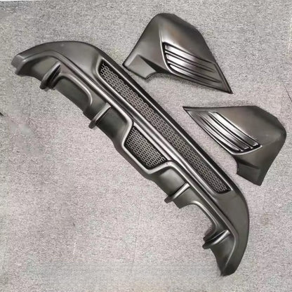💫ART.8422 Diffusore Posteriore Nero Opaco (3 pezzi) Stile A per Ford Fiesta MK6 2009+💫
