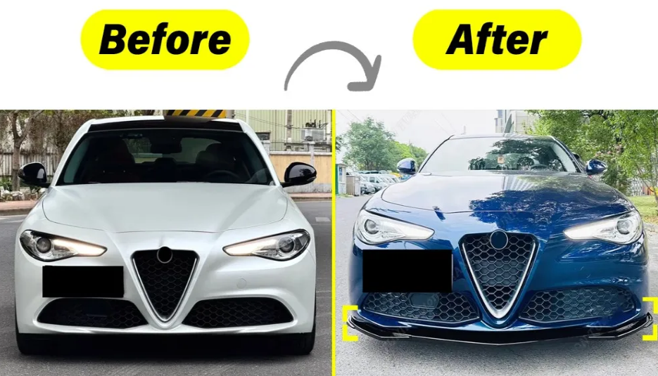 💫ART.8426 Splitter Anteriori per Alfa Romeo Giulia 952 Standard 2015-2022💫