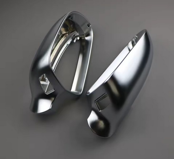 💫ART.8483 Calotte Specchio Argento con ALC per Audi A3 A4 A5 A6 2008+💫