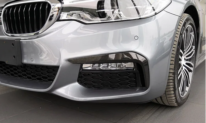 💫ART.8589 Chiusura Copertura Fendinebbia argendo / carbon Per BMW Serie 5 G30💫