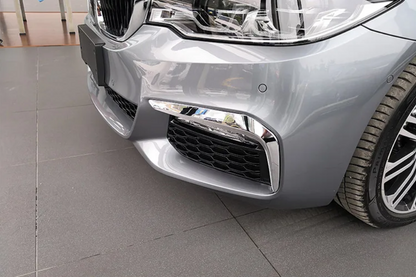 💫ART.8589 Chiusura Copertura Fendinebbia argendo / carbon Per BMW Serie 5 G30💫