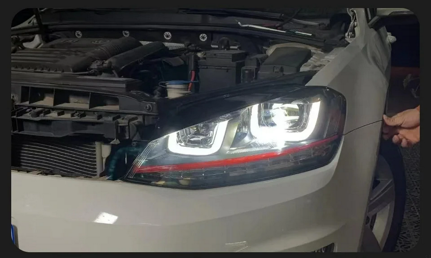 💫ART.8746 Fari Anteriori LED DRL per VW Golf 7 2013-2017💫