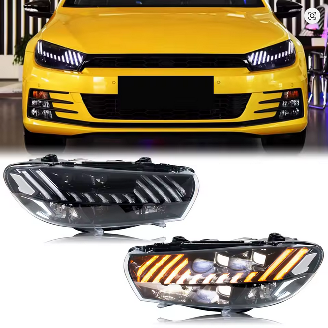 💫ART.8781 Fari Anteriori LED DRL per VW Scirocco 3 TSI / R 2009-2017💫
