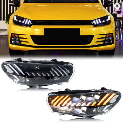 💫ART.8781 Fari Anteriori LED DRL per VW Scirocco 3 TSI / R 2009-2017💫