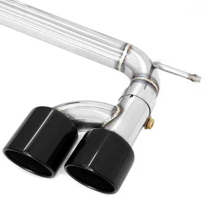 💫ART.8789 Terminali di Scarico Neri per Audi A3 8Y 2021+ in Acciaio Inox💫
