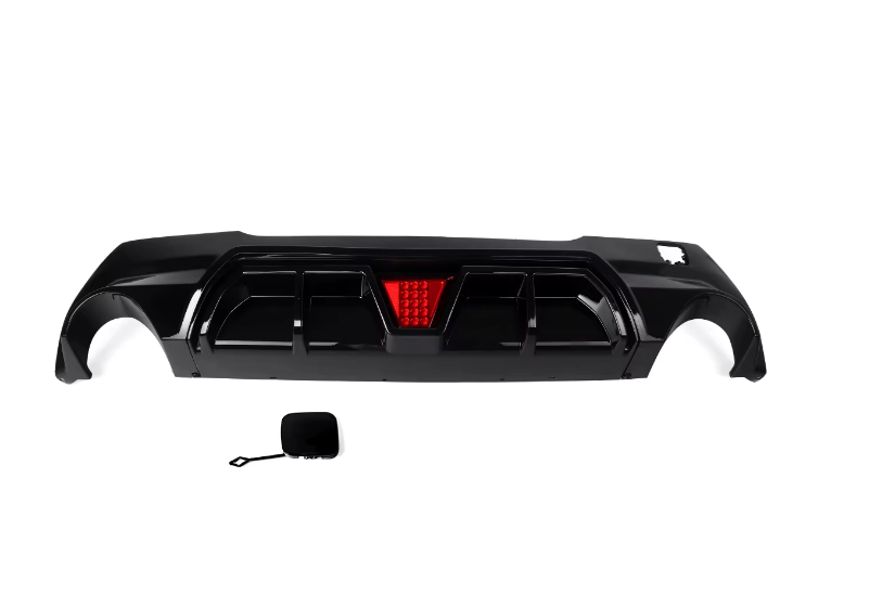 💕art.10431 Diffusore adatto per F40 con LED terzo stop Formula 1 Nero lucido 💕