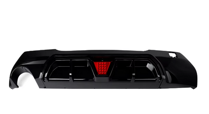 💕art.10432 Diffusore adatto per F40 con LED terzo stop Formula 1 Nero lucido 💕