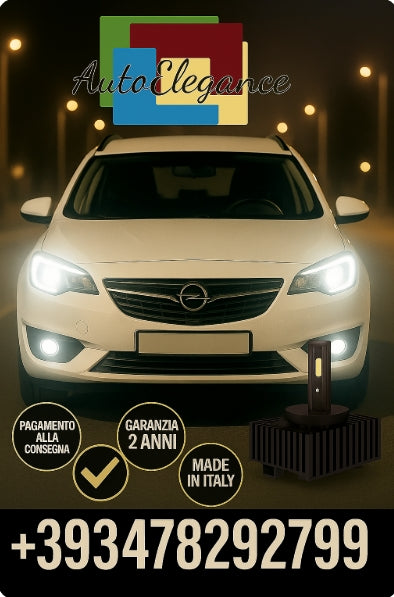 🔥KIT LED D1S 6000K BIANCO CANBUS – Anabbaglianti per Opel Zafira Tourer C🔥