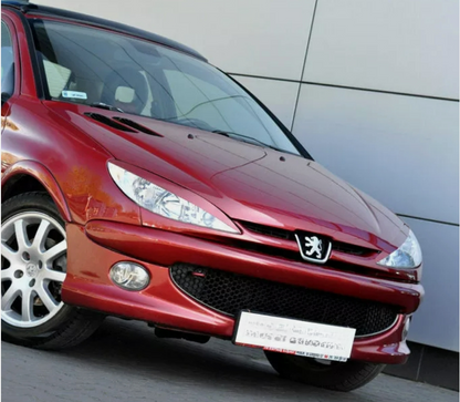 Sopracciglia per PEUGEOT 206 1998-2006 palpebre fari ABS Plastica