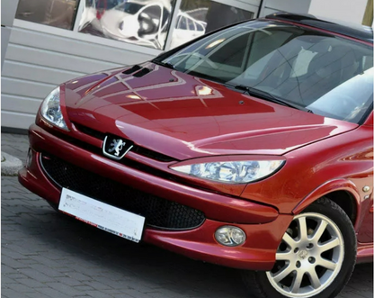 Sopracciglia per PEUGEOT 206 1998-2006 palpebre fari ABS Plastica