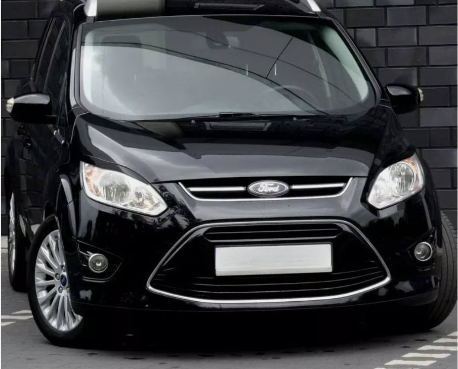 Sopracciglia per FORD C-Max / GRAND C-Max 2010-2015 ABS Plastica palpebre fari