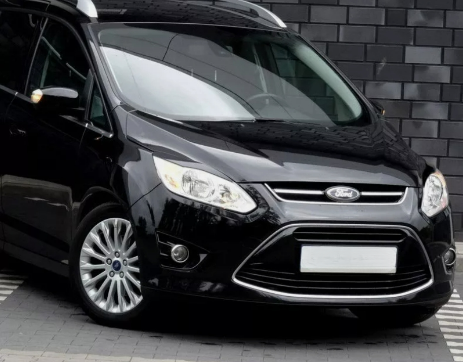 Sopracciglia per FORD C-Max / GRAND C-Max 2010-2015 ABS Plastica palpebre fari