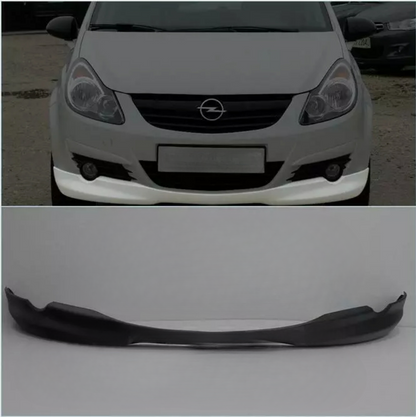 Spoiler anteriore+posteriore sotto paraurti per OPEL CORSA D ABS Plastica "OPC