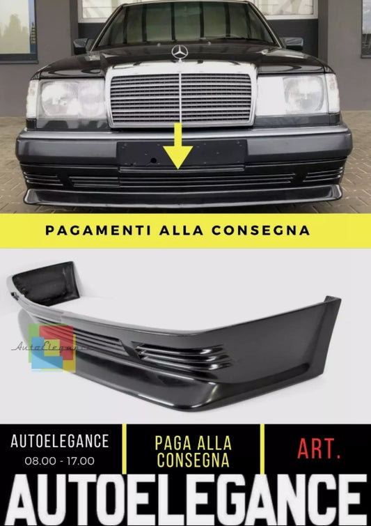 MERCEDES W124 E CLASS FRONT SKIRT/FRONT LOWER BUMPER SPOILER