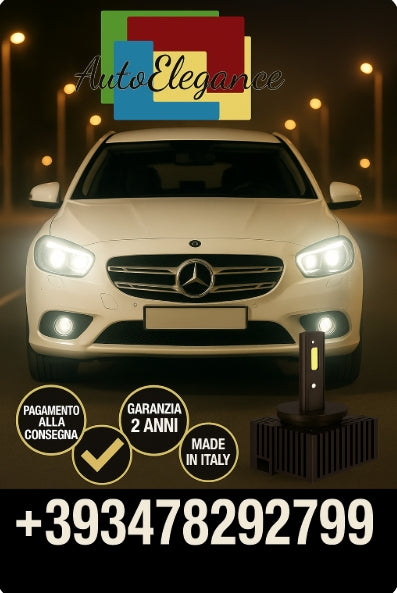 ⭐KIT LED D1S 6000K BIANCO CANBUS – Anabbaglianti per Mercedes-Benz Classe R⭐