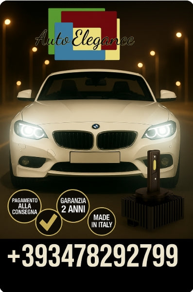 ⭐KIT LED D1S 6000K BIANCO CANBUS – Anabbaglianti per BMW Z4⭐
