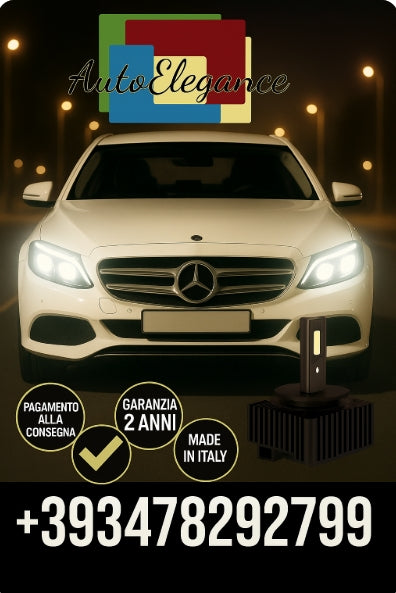 ⭐KIT LED D1S 6000K BIANCO CANBUS – Anabbaglianti per Mercedes-Benz Classe S⭐