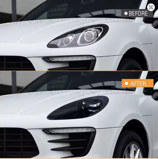 🔥COPPIA DI FARI A LED CON LENTE PROIETTORE PER PORSCHE MACAN 95B.1 14-17🔥