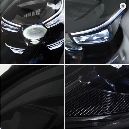 🔥COPPIA DI FARI A LED CON LENTE PROIETTORE PER PORSCHE MACAN 95B.1 14-17🔥
