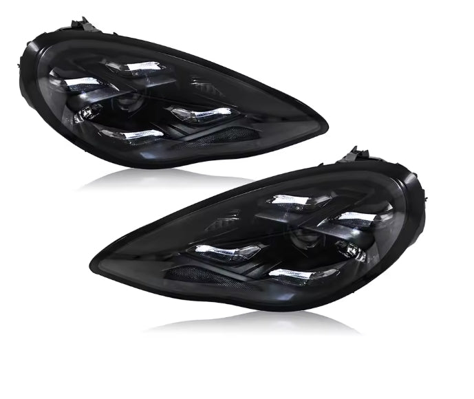 🔥COPPIA DI FARI A LED CON LENTE PROIETTORE PER PORSCHE MACAN 95B.1 14-17🔥