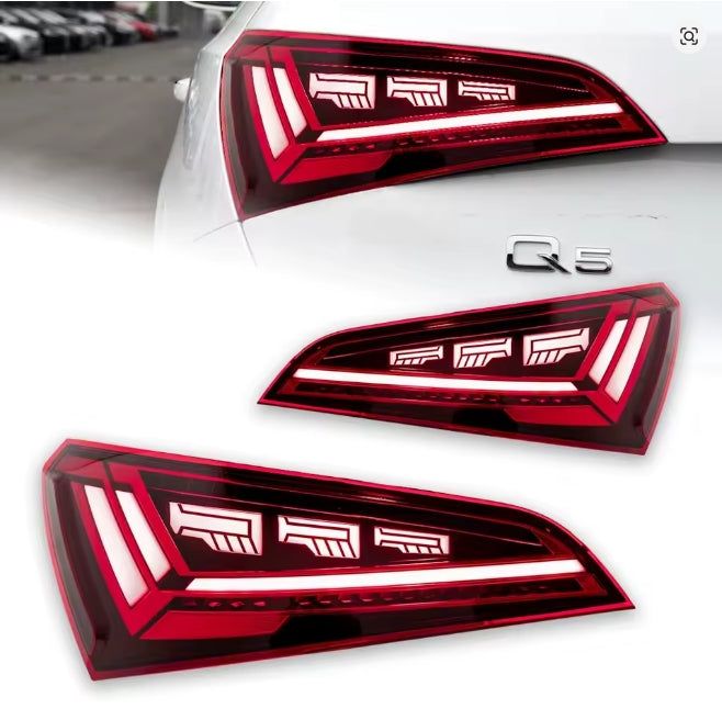 🔥FANALE POSTERIORE A LED PER AUDI Q5 08-18, LUCE DIURNA ACCESSORIO PERAUTO🔥