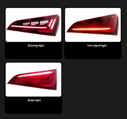 🔥FANALE POSTERIORE A LED PER AUDI Q5 08-18, LUCE DIURNA ACCESSORIO PERAUTO🔥