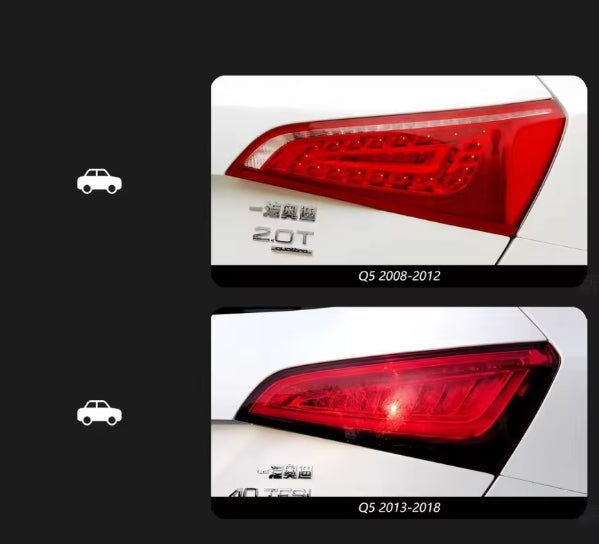 🔥FANALE POSTERIORE A LED PER AUDI Q5 08-18, LUCE DIURNA ACCESSORIO PERAUTO🔥
