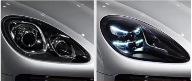 🔥FARI PER PORSCHE MACAN 14-22 NUOVO 2023 LED MATRIX PLUG AND PLAY CON LASER🔥