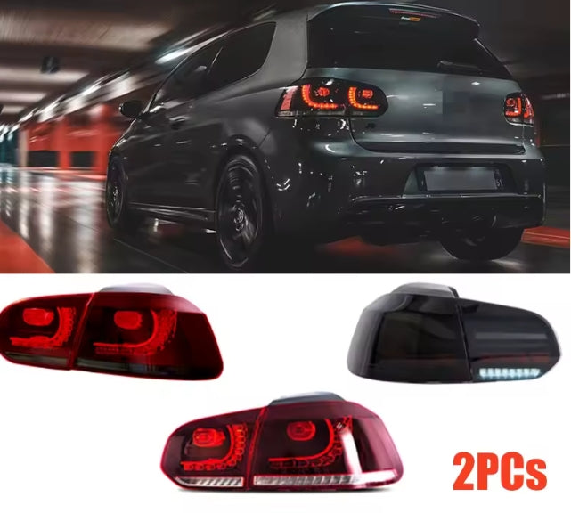 💥ART.3978 FANALI POSTERIORI LED PER VW GOLF MK6 R20 2008-2013 CON INDICATORI💥