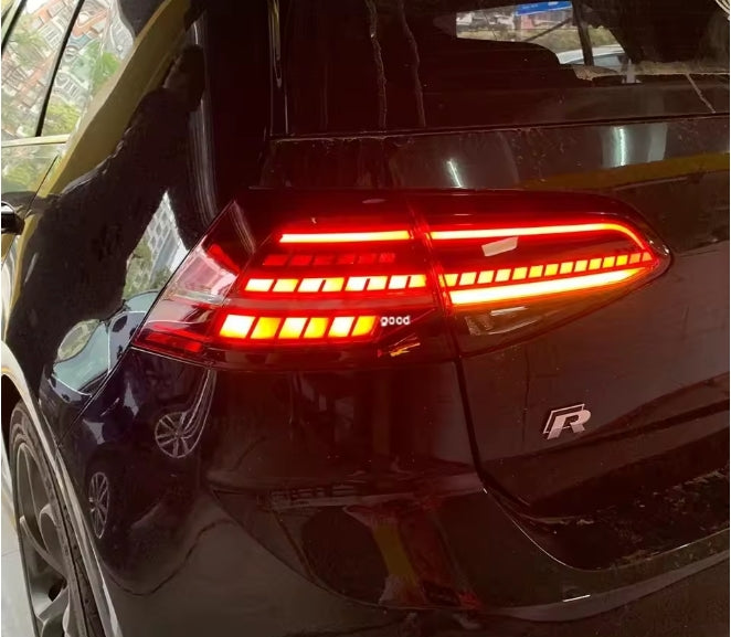 💥ART.3992 FANALI POSTERIORI LED DINAMICI PER VW GOLF 7 2013-2021 7.5 UPGRADE💥