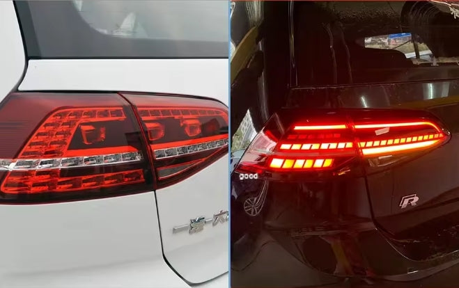 💥ART.3992 FANALI POSTERIORI LED DINAMICI PER VW GOLF 7 2013-2021 7.5 UPGRADE💥