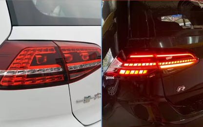 💥ART.3992 FANALI POSTERIORI LED DINAMICI PER VW GOLF 7 2013-2021 7.5 UPGRADE💥