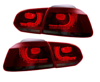 💥ART.3978 FANALI POSTERIORI LED PER VW GOLF MK6 R20 2008-2013 CON INDICATORI💥