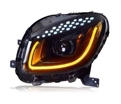 💥ART.3998 FARI LED PER SMART 453 FORTWO FORFOUR 2015-2019 CON INDICATORI💥