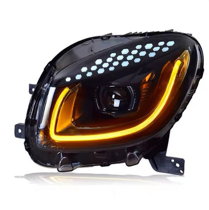 💥ART.3998 FARI LED PER SMART 453 FORTWO FORFOUR 2015-2019 CON INDICATORI💥
