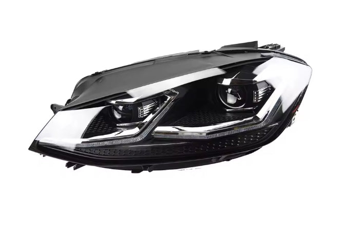 💥ART.3976 FARI LED AKD PER VW GOLF 7 MK7 2013-2016 DRL LENTE DINAMICA💥