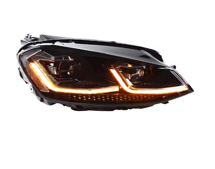💥ART.3976 FARI LED AKD PER VW GOLF 7 MK7 2013-2016 DRL LENTE DINAMICA💥