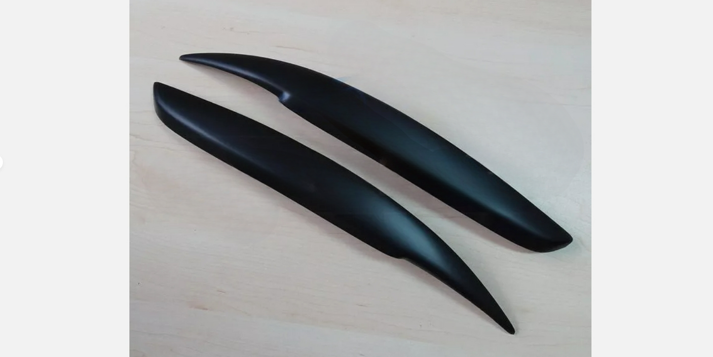 Sopracciglia per BMW 1 E81 E82 E87 E88 2004-2010 palpebre fari ABS Plastica